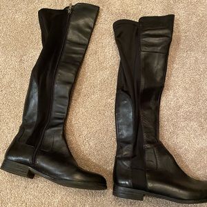 Black knee high boots. Franco Sarto